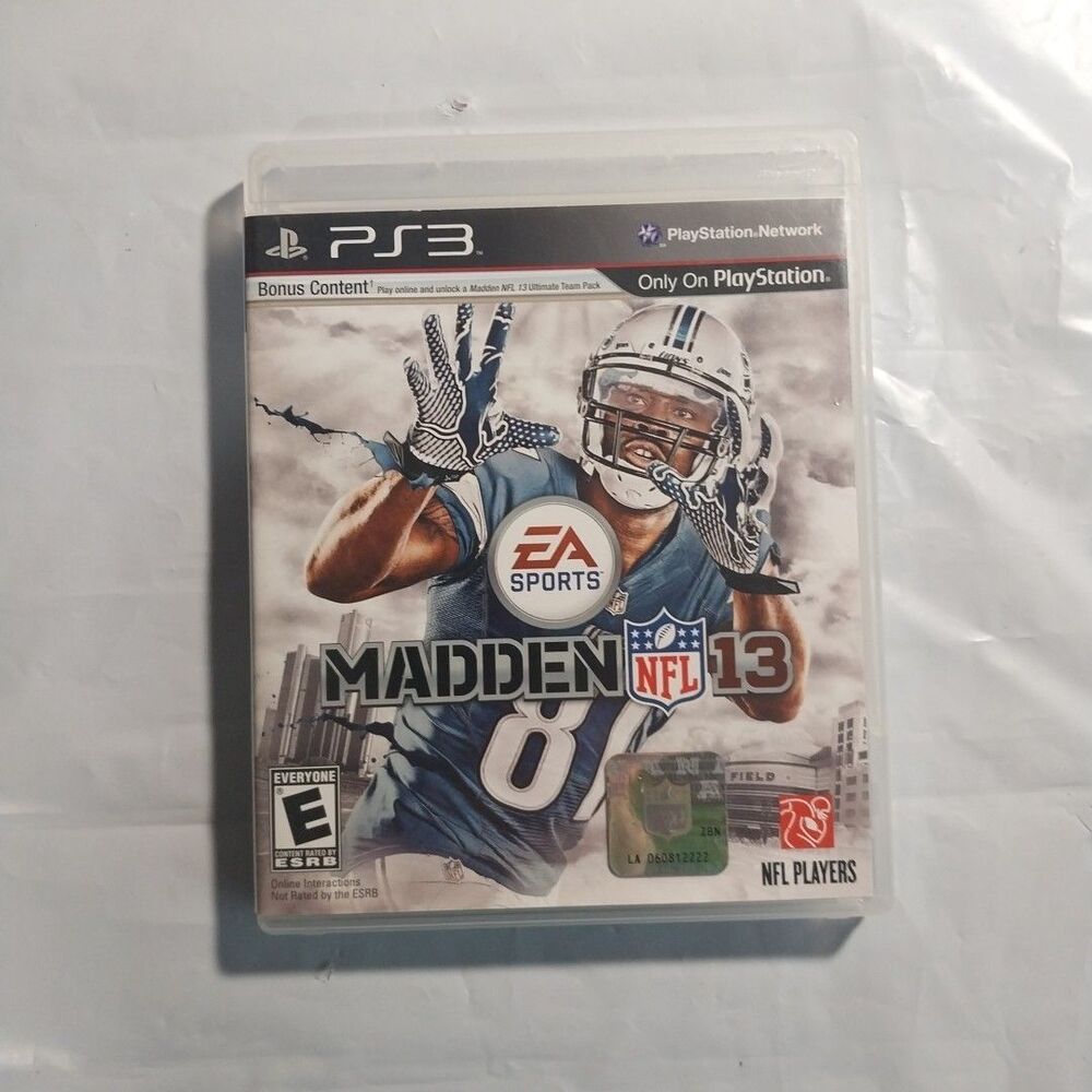Madden NFL 13 Sony PlayStation 3 PS3 Game Complete With Manual